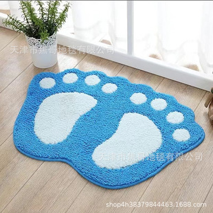 Factory Direct Sales Imitation Cashmere Bathroom Shower Room Mat Bedroom Door Entrance Floor Mat Absorbent Non-Slip Mat Wholesale