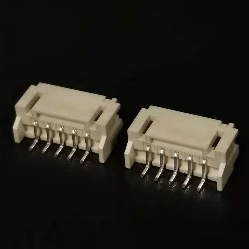 MX3.0MM间距双排卧式贴片连接器带鱼叉脚