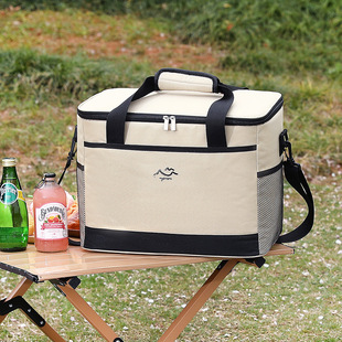 Amazon's Popular Ice Bag Oxford Cloth Camping Folding Portable Picnic Insulation Bag Factory Direct Sales Wholesale Price