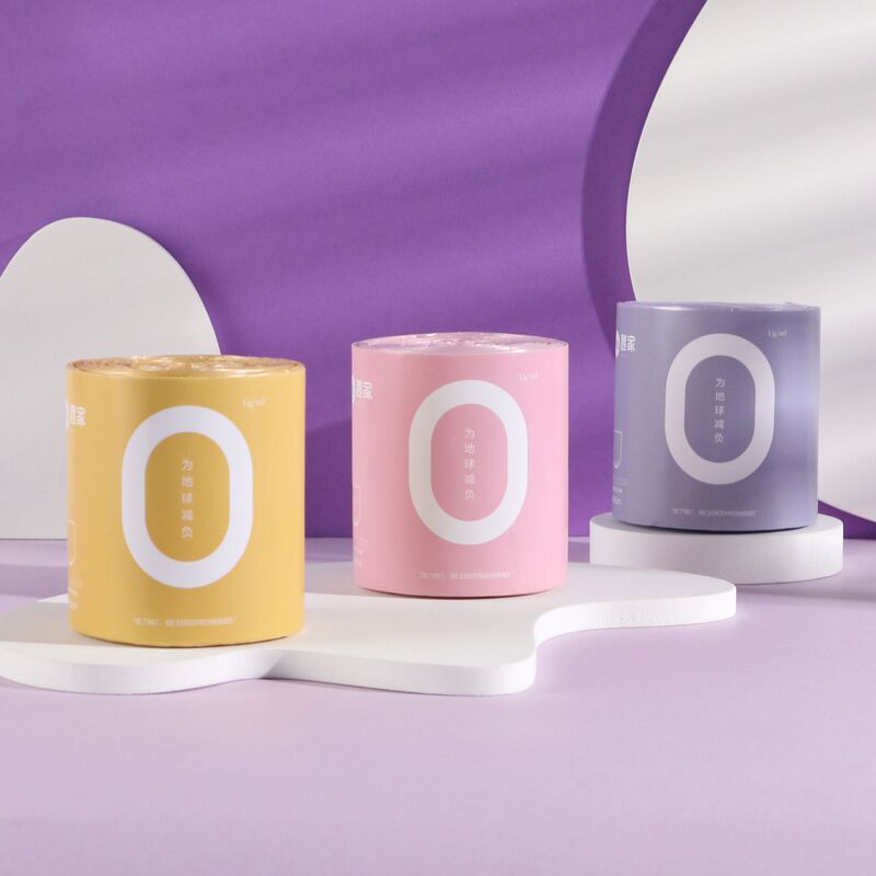 Jiemesen フラット口かわいい厚みのあるゴミ袋黒防水手頃な価格のビニール袋 45*55 センチメートル工場直販|undefined