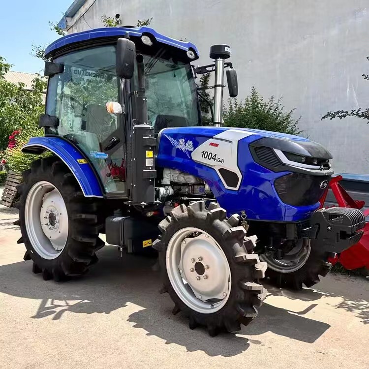 厂家直销100马力四轮拖拉机 四缸增压发动机 豪华空调驾驶室