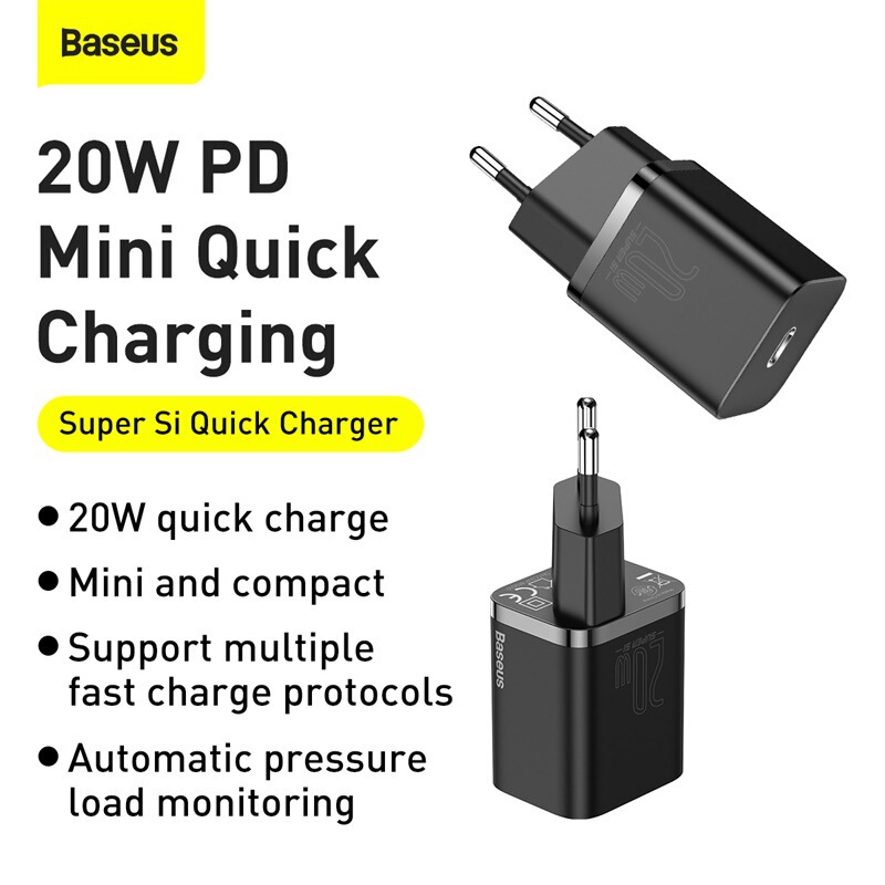 Baseus European Standard Pd20W Fast Charging Mobile Phone Eu Charger Suitable for Apple 12 Flash Charging Iphone16Pm Charging Head Baseus European Standard Pd20W Fast Charging Mobile Phone Eu Charger Suitable for Apple 12 Flash Charging Iphone16Pm Charging Head