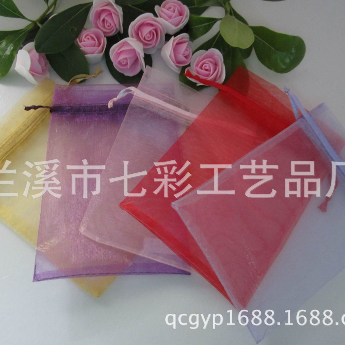 纱袋现货10*15透明网纱小饰品礼品欧根纱袋子 纱布抽绳雪纱束口袋