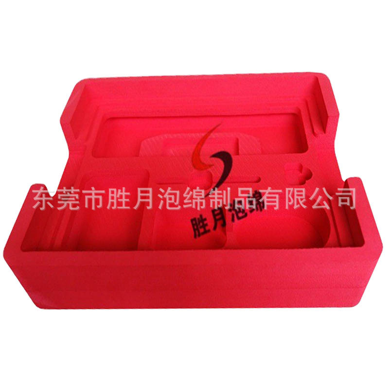 礼品包装盒植绒珍珠棉内托 EVA内衬 高档饰品化妆工具箱 海绵内衬