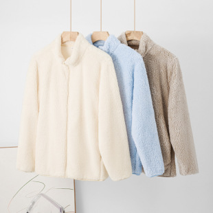 Double-sided Fleece Coat Women's New Long Velvet Warm Women's Jacket