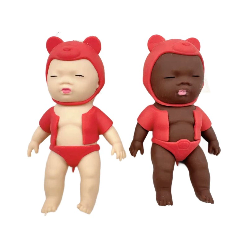 Кукла, слайм, резиновая игрушка