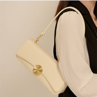 Leather underarm bag, handheld shoulder bag, bag strap one shoulder, high-end, genuine leather