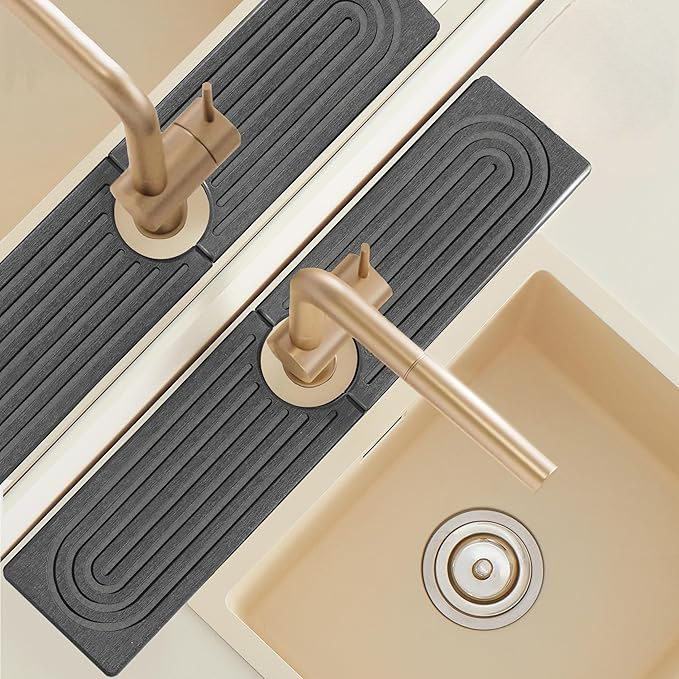 다크 그레이 - 링 슬롯형 수전 패드