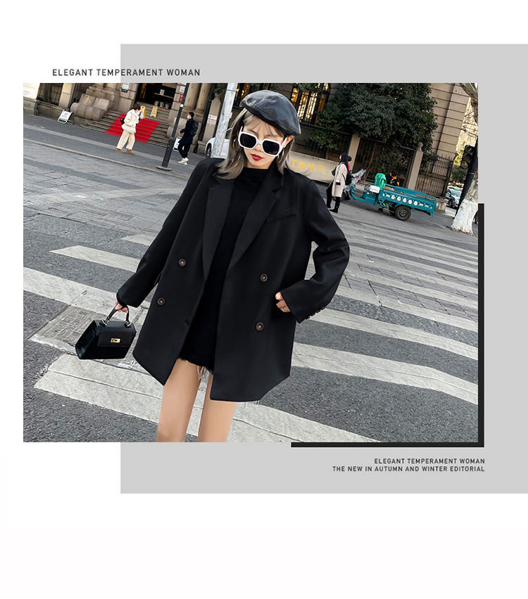 British Style Women's Blazer Jacket High-end Casual Fashion Coat_voghion.com