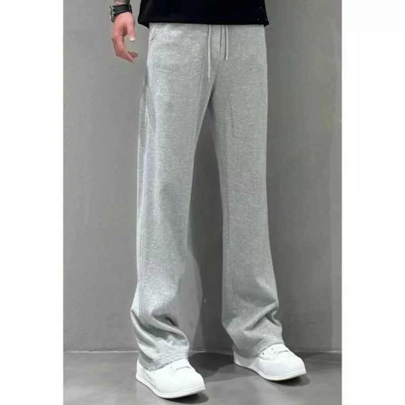 Autumn thin trousers, oversize, loose straight fit
