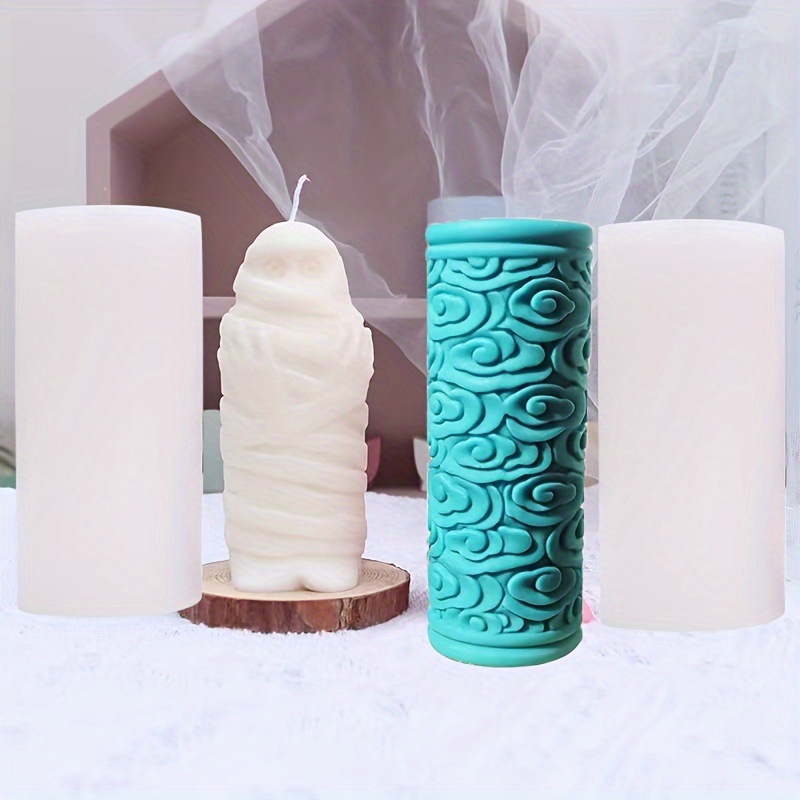 端午节香薰蜡烛硅胶模具DIY粽子手工皂伴手礼竹子扩香石磨具