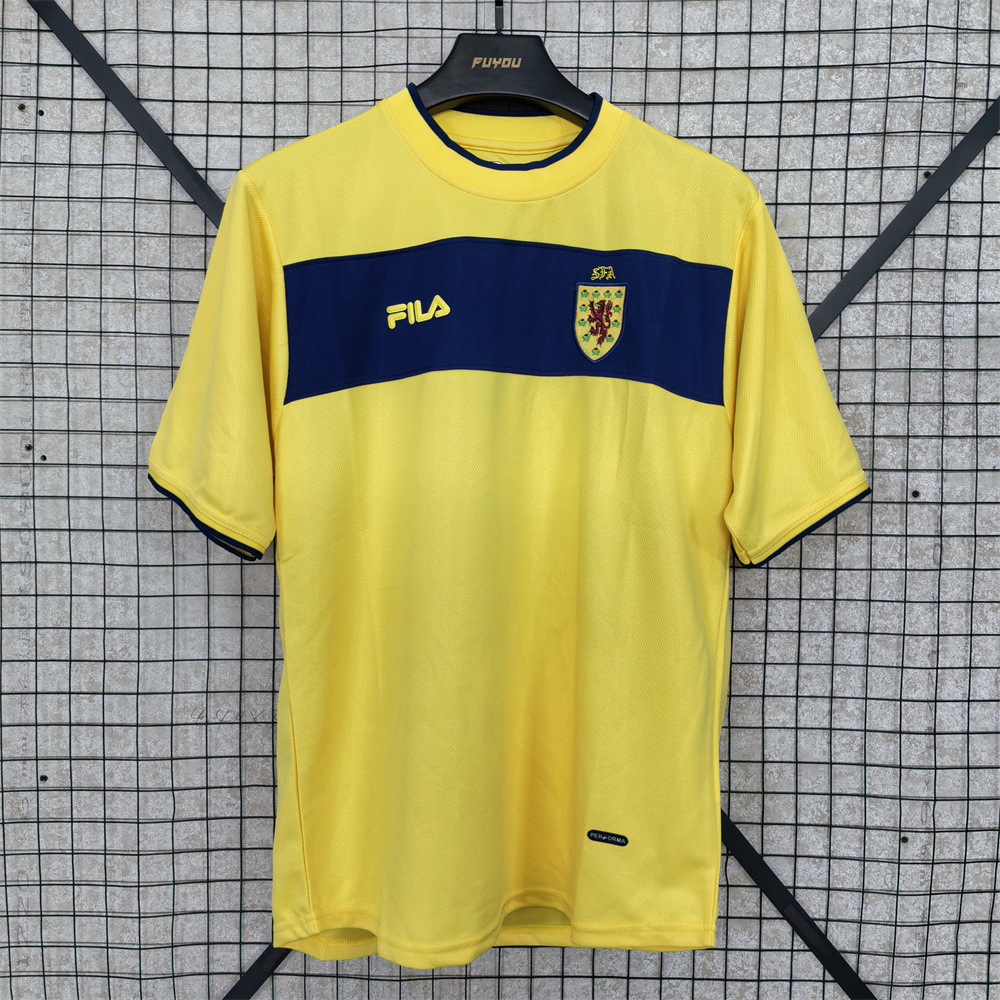 Fila x Scotland Retro 2000/02 Away Jersey Yellow/Navy
