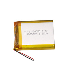 104050 2500mAh 3.7V Polymer Lithium Battery Cervical Massager Heating Belt POS Machine
