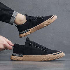 Men's Spring and Summer New Casual Shoes Trendy Breathable Raincoat Fabric Shoes Work Stylish Men's Shoes Factory Wholesale