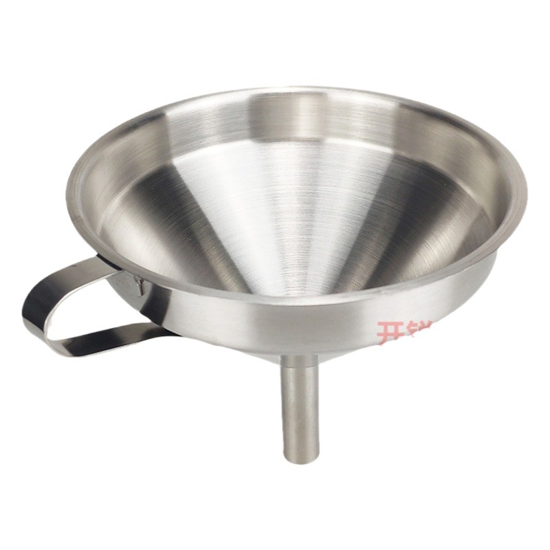 304 stainless steel funnel household oil leakage residue liquor metal thickened food grade PP filter net soybean milk filter net