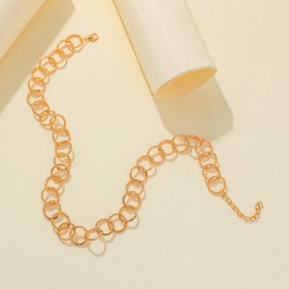 Fashion U Shape Iron Plating Unisex Necklace 1 Piece