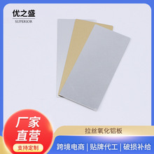 相框电器外壳标牌 阳极氧化铝标牌金面板特殊表面处理 钛银铝板
