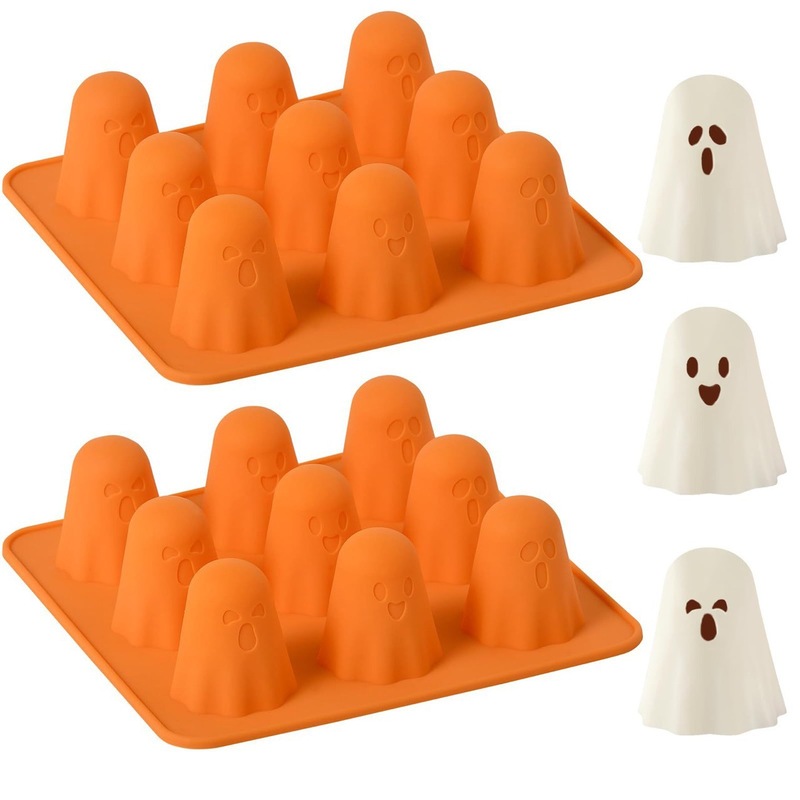 亚马逊新款 Ghost Jello Mold幽灵硅胶模具硅胶模具节日厨房工具|undefined