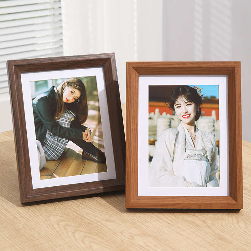 Five-layer wooden photo frame wall-mounted wholesale 7-inch 8-inch 10-inch picture frame A4 home decoration photo frame decoration factory