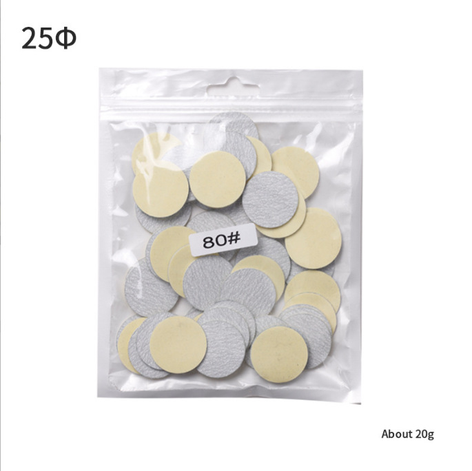 Ventas directas de fábrica 50 piezas pedicura cebra grano pieza de arena traje esmalte de uñas piel muerta callos reemplazable pieza de arena traje