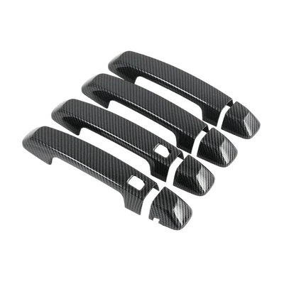Suitable for 21-23 Tank 300 Fuel Tank Cap, Rearview Mirror, Door Handle, Tailgate, Tail Light Cover Tank300 (Other Automotive Exterior Supplies) - carbon-fiber-pattern-handle