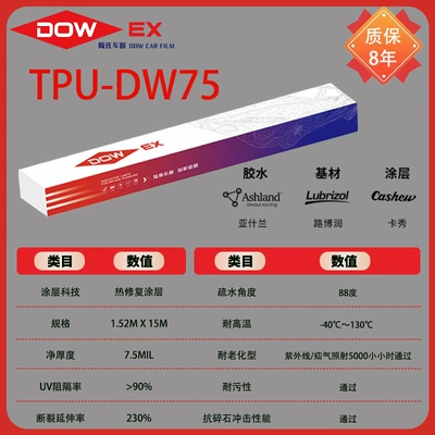 Car tpu invisible car coat Car paint protective film - tpu-dw75-75mil-automatic-repairwarranty-6-years-152m-w-x-15m-l