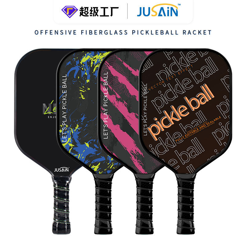 Jusain Carbon Fiber Pickleball Racket Pickleball Paddle Factory Customized Competition Pickleball Racket Wholesale