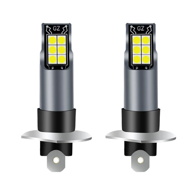 2026 New Product Cross-Border Automotive LED Fog Lights and Headlights 9005 9006 H11 H712smd LED Bulbs (Fog lamp) - h1-white-light