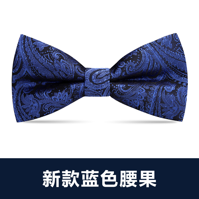 ↤↤↤새로운 블루 캐슈 너트 나비넥타이