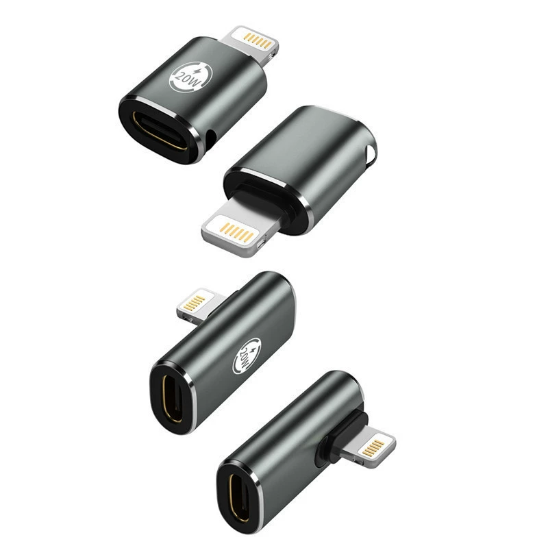 PD быстрая зарядка 20W адаптер TypeC материнский поворот Lighting подходит для Apple iphone преобразователь кабель для передачи данных
