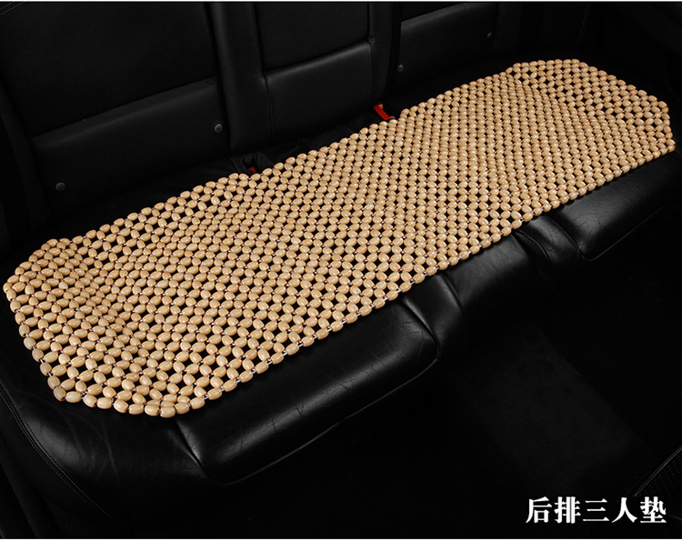 Summer Car Seat Cushion Seat Cushion Wooden Beads Ventilated and Breathable Car Mat Summer Butt Cushion Truck Seat Cover Wholesale