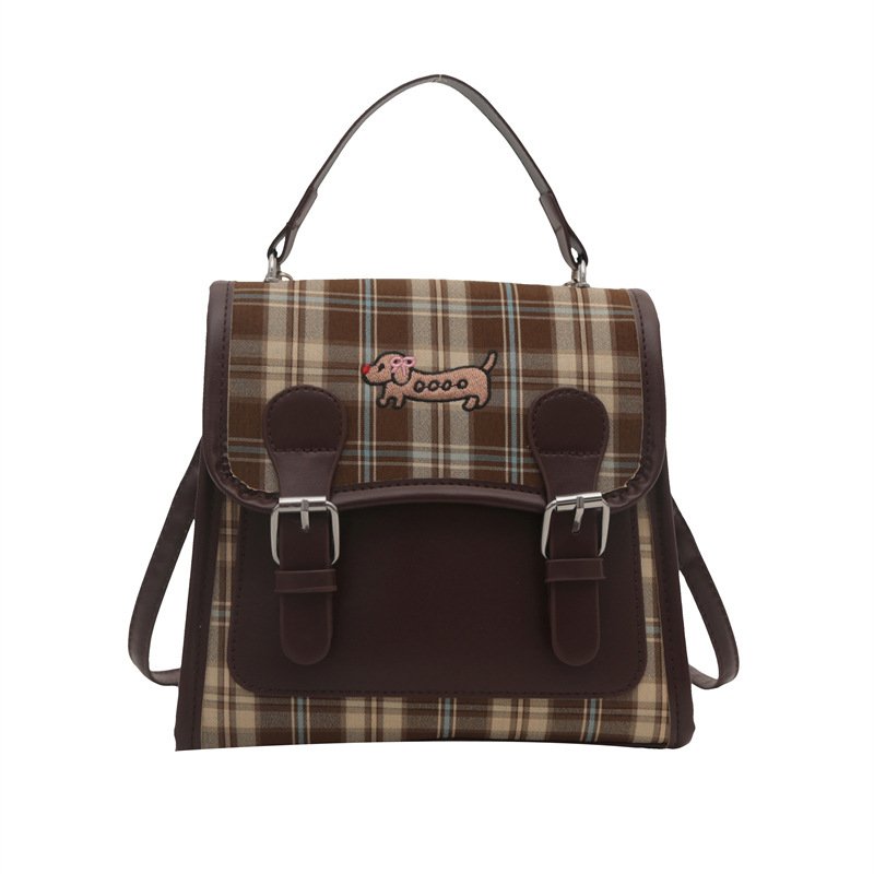 Mochila de moda para mujeres nicho de diseño portátil bolsas escolares coreanas retro ocio moda mochila de viaje ligera