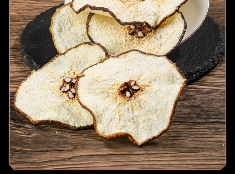 Dried Snow Pear Slices Xue Li Pi 500g Freeze Dried Fruit Tea Slices for Herbal Infusions and Cooking specifications