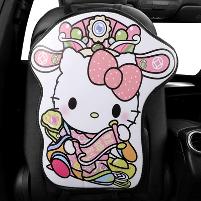 Wealth Kt Cat Cartoon Cute Car: Chair back anti-kick pad