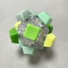 12-key transparent shell - green series