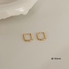 Small design advanced earrings from pearl, silver 925 sample, light luxury style, 2023 collection