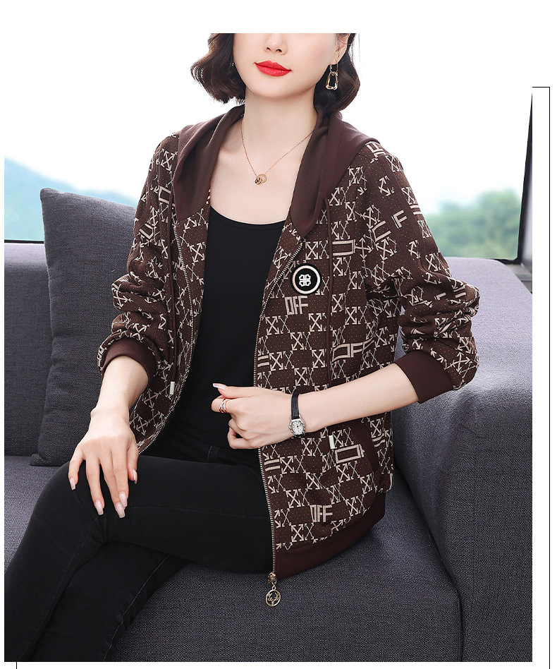 Women's Hooded Jacket For Women Stylish Spring Autumn Top_voghion.com