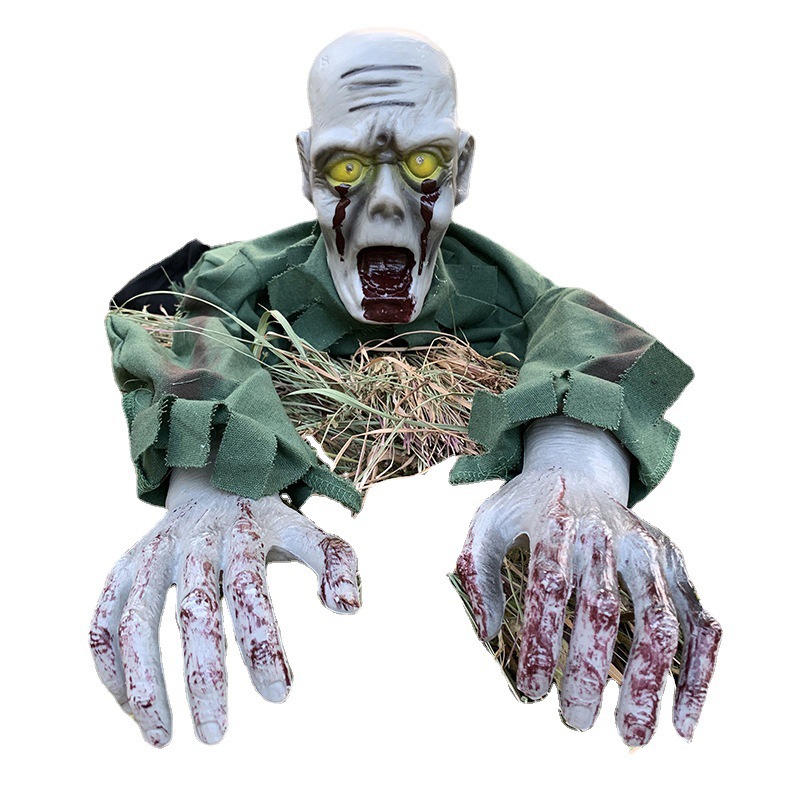 Accesorios de Halloween Fiesta del festival de fantasmas Casa encantada Bar KTV Decoración Horror eléctrico Gran escalada fantasma rastrero Zombis Zombis