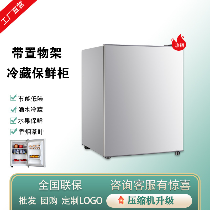 English Version Single-Door Mini Refrigerator, Refrigeration and Preservation Cabinet, Hotel Apartment Thermostatic Display Cabinet, Ice Bar Mini Fridge