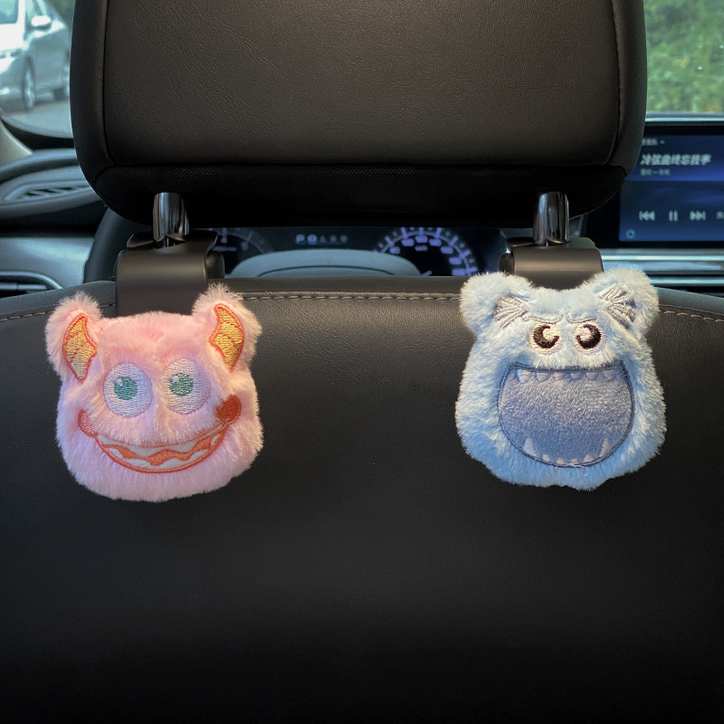Gancho de automóvil, asiento de automóvil multifuncional, pequeño gancho de dibujos animados lindo 2024 nuevo hombre y mujer