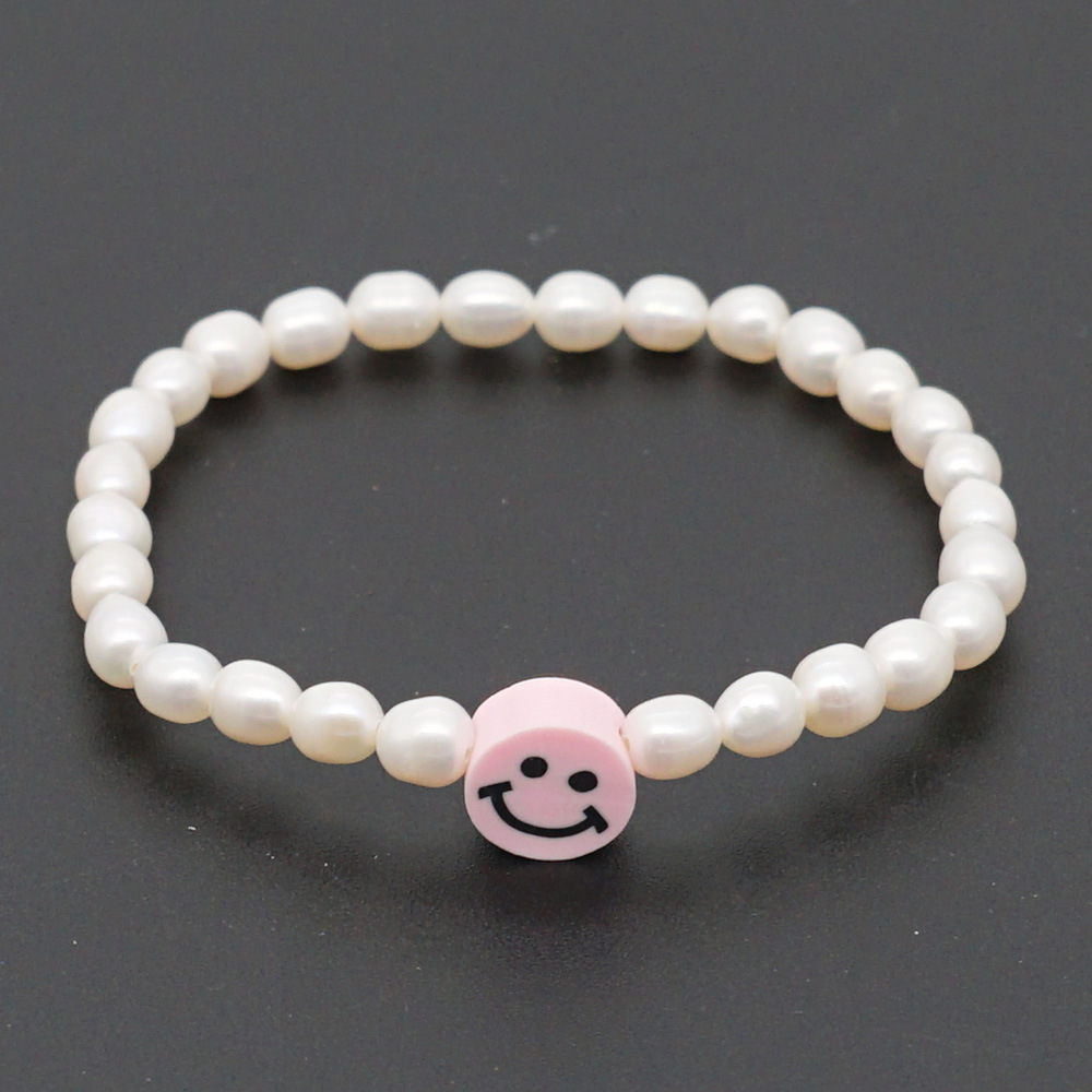 simple handmade beaded pearl braceletpicture8