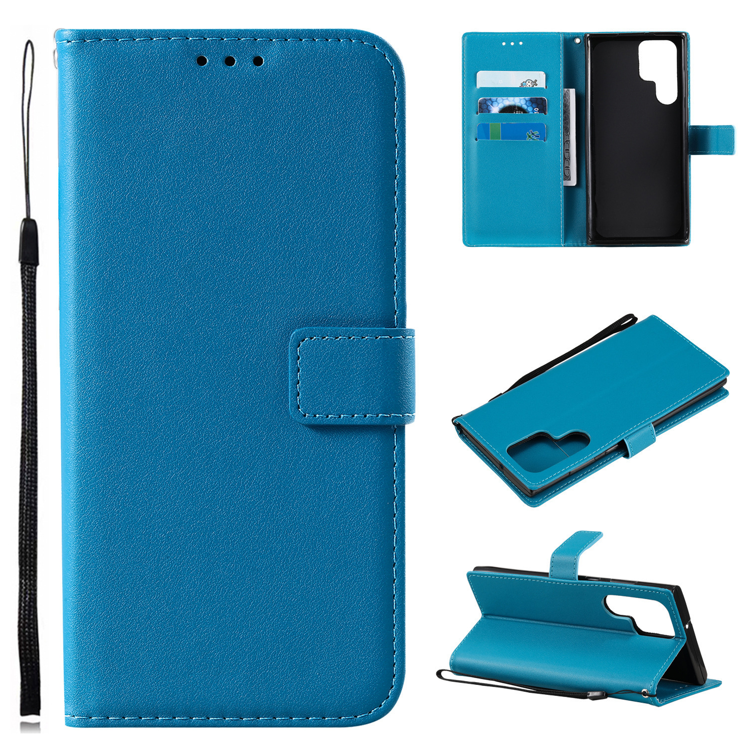 Suitable for Samsung S26Edge Lambskin Solid Color Model S25Ultra/S24Fe/S23 Card-Inserting Phone Leather Case Suitable for Samsung S26Edge Lambskin Solid Color Model S25Ultra/S24Fe/S23 Card-Inserting Phone Leather Case
