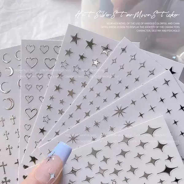 Dopamine Jelly Heart Nail Art Stickers Ins Summer Jelly Jelly Beans Funny Transparent Stickers