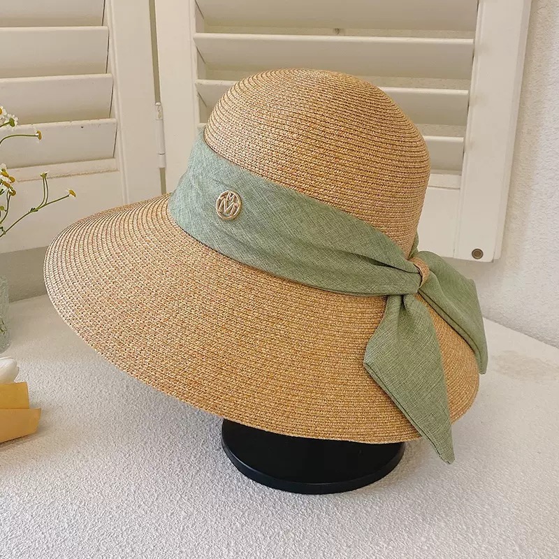 767g Weight Straw Hat Hats Type Holiday, Daily, Beach Occasion Papyrus Material Letter Pattern Summer Season Women's Gender Elegant, Vacation, Simple Style Style Big Eaves Rim Women's Elegant Vacation Simple Style Letter Big Eaves Straw Hat 16