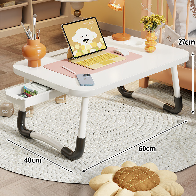 Mesa Plegable para Cama, Multifuncional, para Dormitorio y Estudiantes