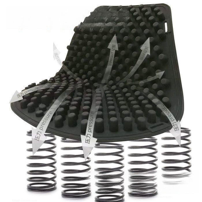 Summer motorcycle seat cushion, shock-absorbing, waterproof, soft silicone, universal for electric vehicles, breathable, heat-insulating, waist-protecting, for vehicle use