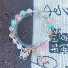 春日手链森系甜美流星琉璃手链女闺蜜天蓝显白系百搭手串小众批发