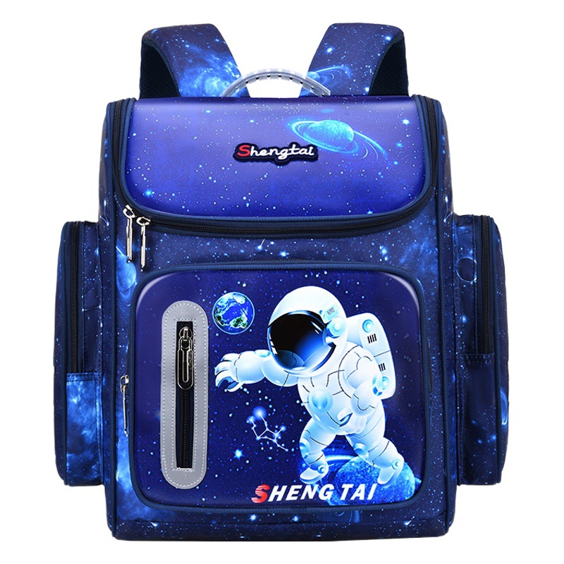 Astronauta nuevo espacio mochila estudiante de escuela primaria Masculino Grado 1-3-6 mochila impermeable de gran capacidad 6-12 años