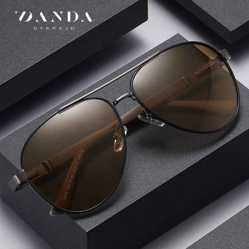 Suministro directo de fábrica nuevas gafas de sol polarizadas para hombres gafas de sol 6319 gafas de sol de Primavera de Marco grande de dos colores en stock al por mayor