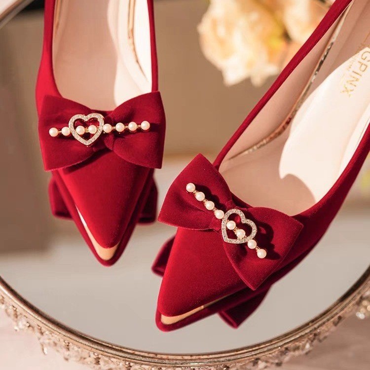 Women's Elegant Solid Color Point Toe Pumps display picture 6